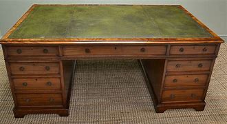 Image result for Large Antique Partners Desk