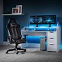 Image result for Wooden Gaming Desk with Drawers