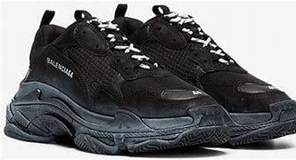 Image result for Balenciaga's Black Shoes with Gold