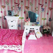Image result for Barbie Doll Bedroom Set