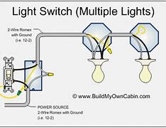 Image result for Wiring Multiple Lights Single Switch