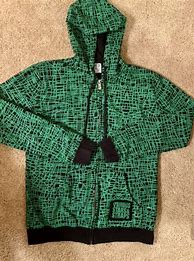 Image result for Black and Green Vertical Striped Hoodie