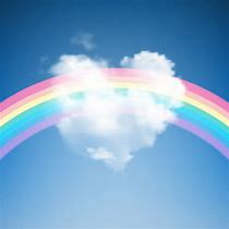 Image result for Heart Rainbow Cloud