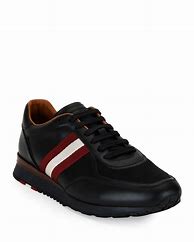 Image result for Bally Sneakers Black Leather