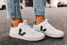 Image result for Veja Campo Leather Sneakers Sky