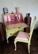 Image result for Turquoise or Orange Shabby Chic Writing Desk