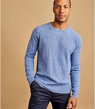Image result for Men's Blue Crew Neck Sweaters