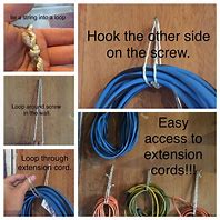 Image result for Extension Cord Organization