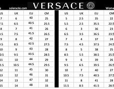 Image result for Versace Size Guide