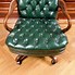 Image result for Green Leather Chair
