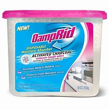 Image result for Damprid FG100 Unscented Disposable Moisture Absorber, 10.5-Ounce