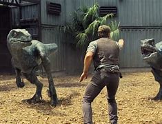 Image result for Chris Pratt Jurassic World Velociraptor Baby