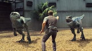 Image result for Jurassic Park Velociraptor Chris Pratt