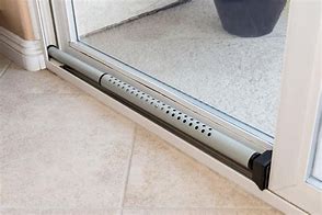 Image result for Brink's Commercial Adjustable Heavy-Duty Steel Door Security Bar, Gray