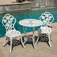 Image result for outdoor bistro table set