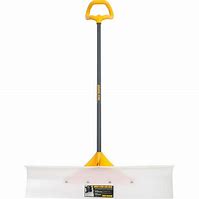 Image result for Union Tools® 1602100 30" Poly Blade Snow Pusher W/ Wood D-Grip Handle