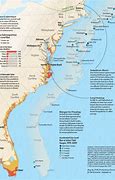 Image result for East Coast Flood Map with Climate Change