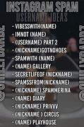 Image result for Best Spam Account Names