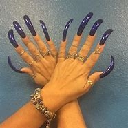 Image result for Woman with Long Nails