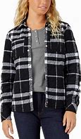 Image result for Quilted Flannel Shirt Jacket