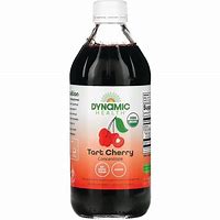 Image result for Dynamic Health - Organic Ultra Tart Cherry Juice Concentrate - 5X (16 Fluid Ounces) - Tart Cherry