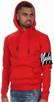 Image result for Black Hoodie with Red