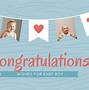 Image result for Baby Boy Congratulations Message