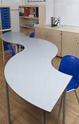 Image result for Curved Desk Table
