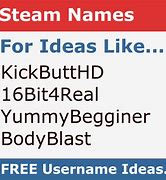 Image result for Steam Name Generator