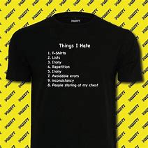 Image result for Things I Hate List