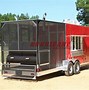 Image result for Commercial BBQ Smokers Trailers