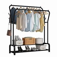Image result for Double Layer Clothing Rack
