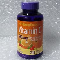 Image result for Vitamin C 500 Mg With Bioflavonoids & Rose Hips, 200 Coated Caplets