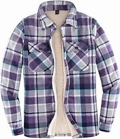 Image result for Fleece Lined Shirt Jackets