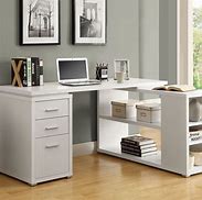 Image result for corner desk storage drawers