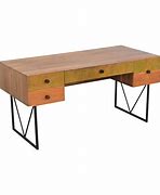 Image result for Reclaimed Wood Desk Crate and Barrel