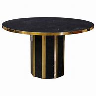 Image result for Black Marble Dining Table