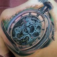 Image result for Old Time Clock Tattoo