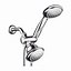 Image result for Overhead Shower Head with Body Spray