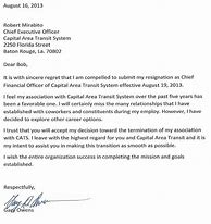 Image result for CFO Resignation Letter