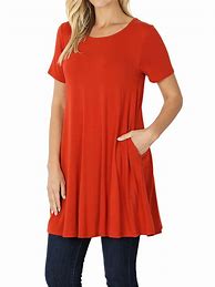 Image result for Plus Size Short Sleeve Tunic Top