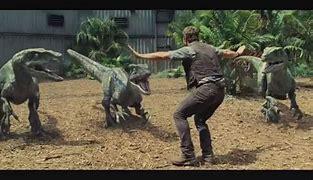 Image result for Raptor Dinosaur Jurassic World Chris Pratt