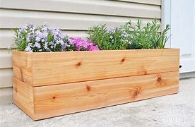 Image result for DIY Deck Planter Box