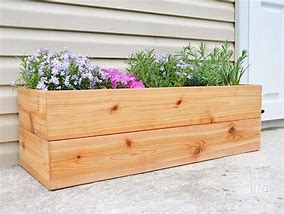 Image result for Cedar Planter Box Plans