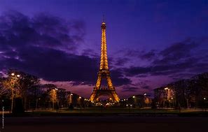 Image result for Paris Eiffel Tower Sunset
