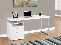Image result for White Computer Desk with File Drawer