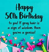 Image result for 50th Birthday Wishes
