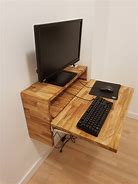 Image result for DIY Wall Computer Desk