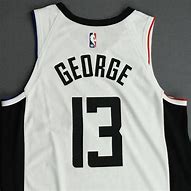 Image result for Paul George White Jersey