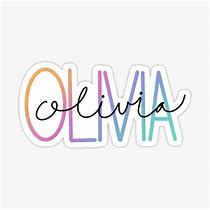 Image result for Olivia Name Sticker